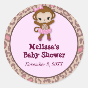 Autocollant mignon TTC #6 de baby shower du TU TU