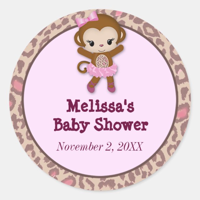 Autocollant mignon TTC #6 de baby shower du TU TU (Devant)