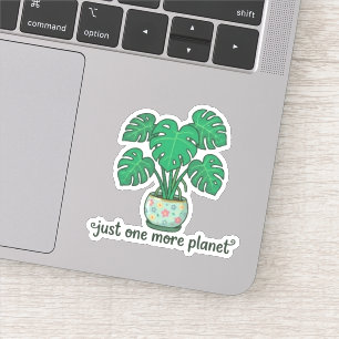 Autocollant Mignonne Monstera Juste une plante de