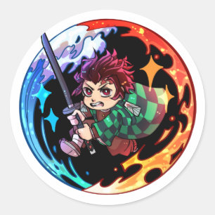 autocollant mini tanjiro