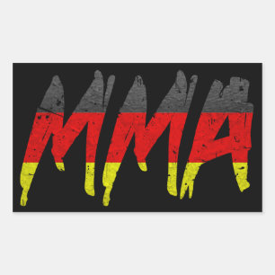 Autocollant MIXED MARTIAL ART du drapeau allemand