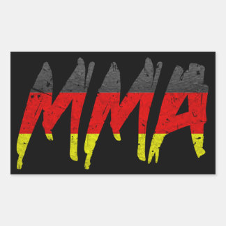 Autocollant MIXED MARTIAL ART du drapeau allemand