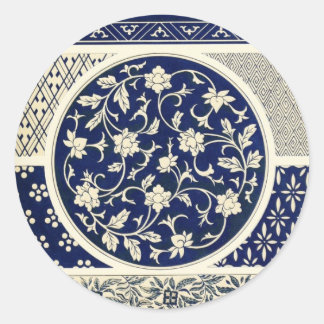 Autocollant motif chinois