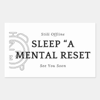 Autocollant Motivationnel Sommeil Une Réinitialisa