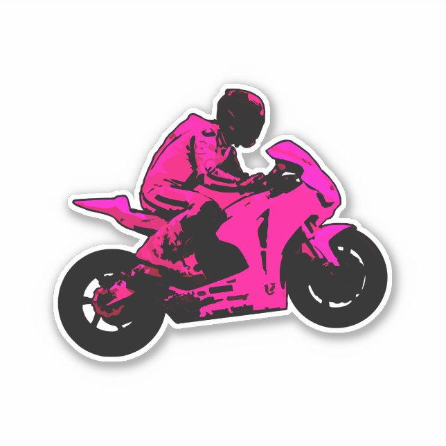 Autocollant moto (Devant)