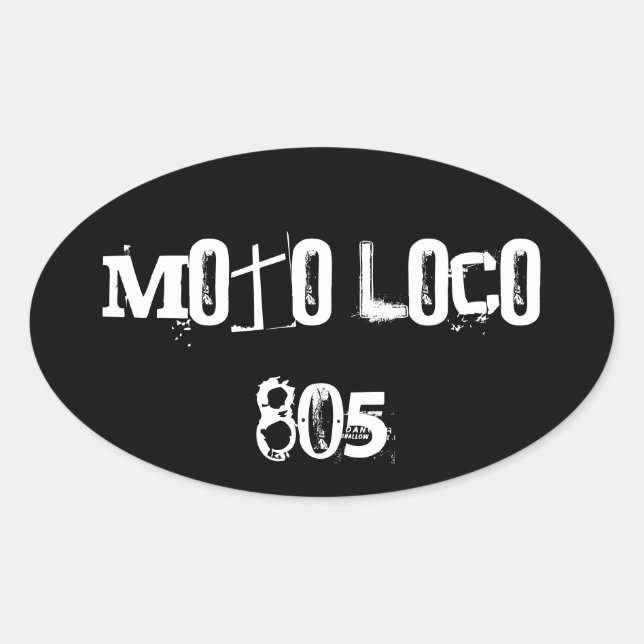 Autocollant Moto Loco "805" (Devant)
