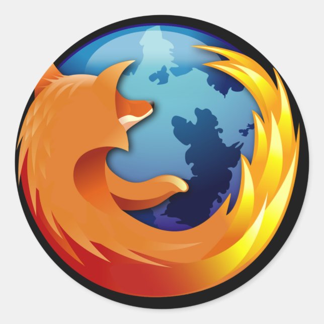 Autocollant Mozilla (Devant)