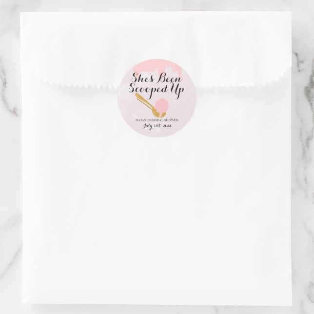 Autocollant multi-usage pour une Baby Shower glace (Sac)