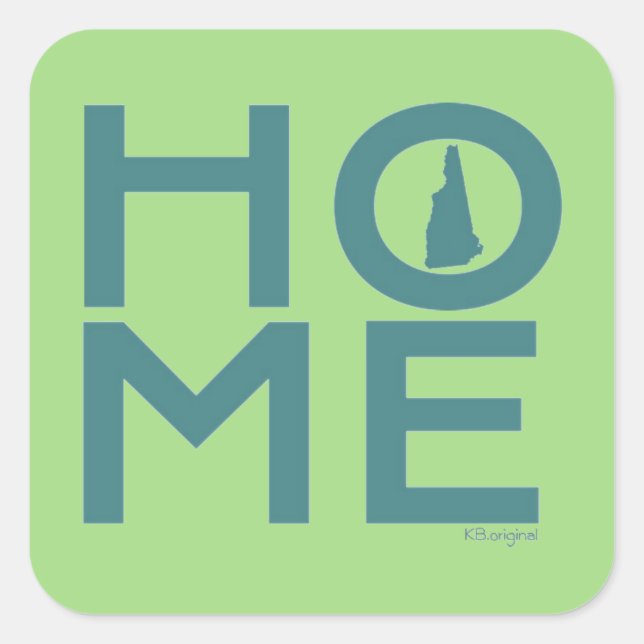 autocollant New Hampshire HOME (Devant)
