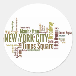 Autocollant New York