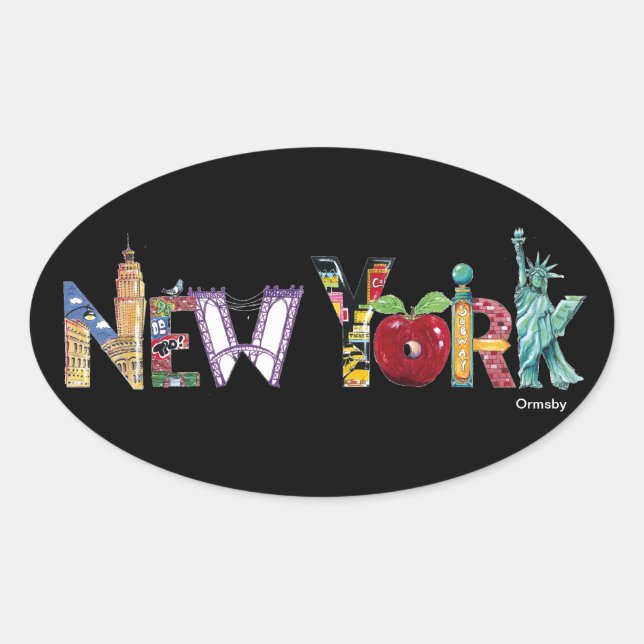 Autocollant New York (Devant)