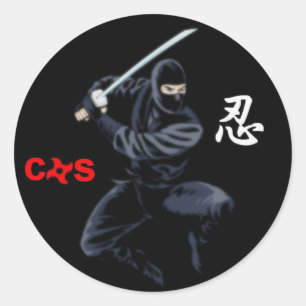 autocollant ninja