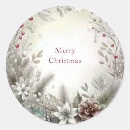 Autocollant Noël hiver