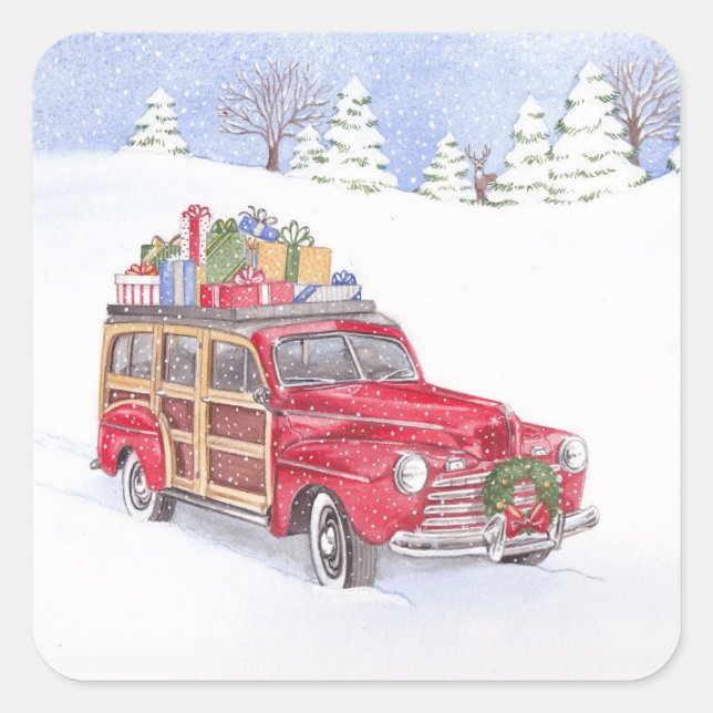 autocollant Noël Woody (Devant)