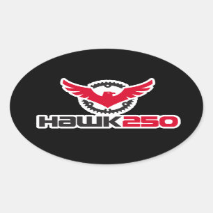 Autocollant noir d'ovale d'arrière - plan de logo