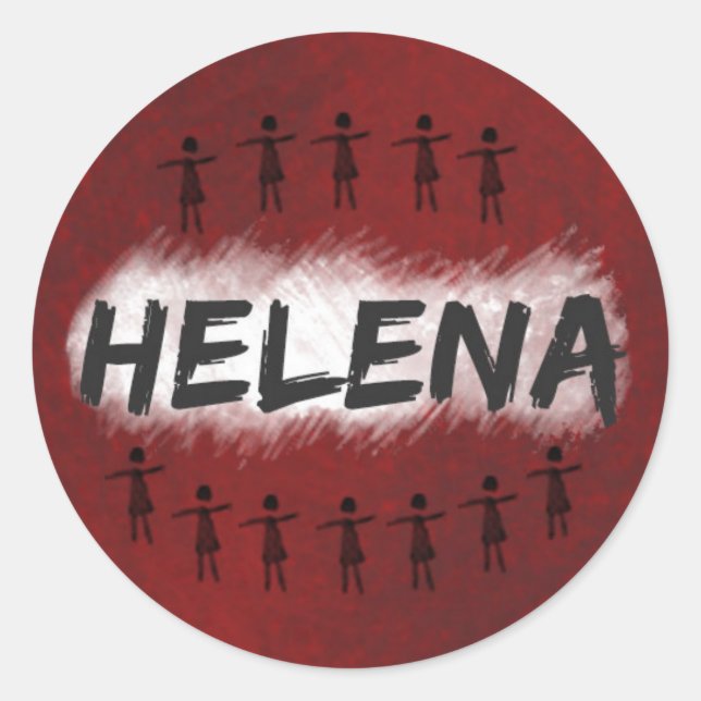 Autocollant noir Orphan - Helena (Devant)