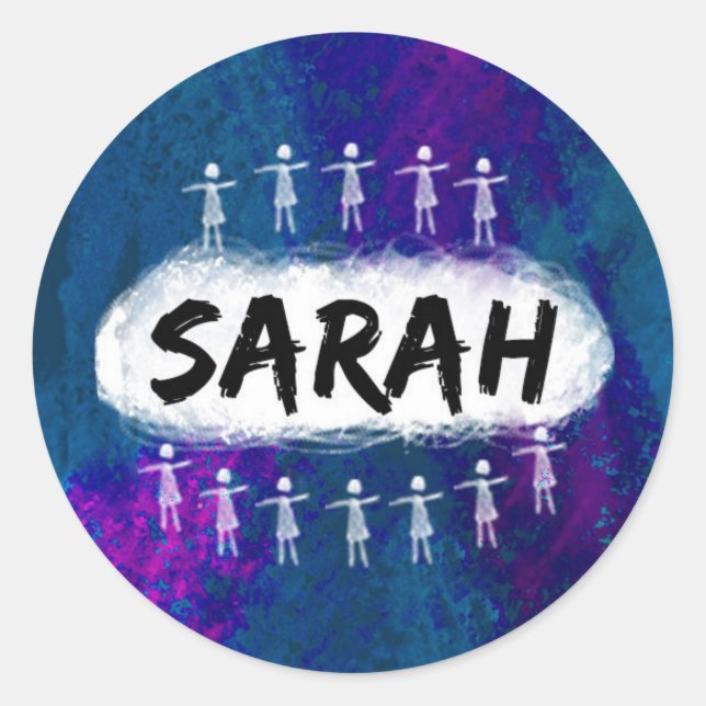 Autocollant noir Orphan - Sarah (Devant)