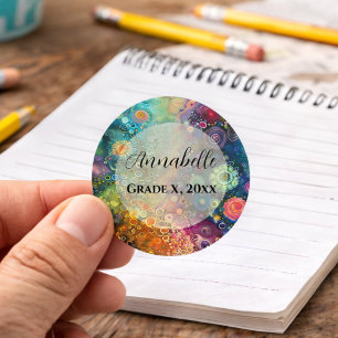 Autocollant Nom Éducatif Amusant pour Enfants de l