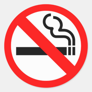 Autocollant Non-Fumeur