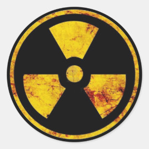 Autocollant nucléaire sale de panneau