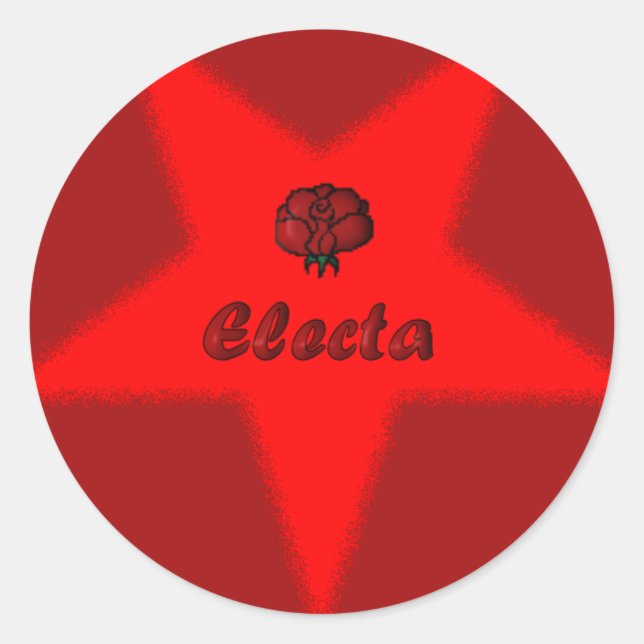 Autocollant OES Floral Star Point - Electa (Devant)