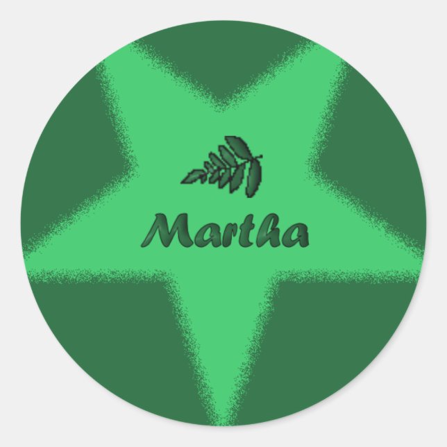 Autocollant OES Floral Star Point - Martha (Devant)