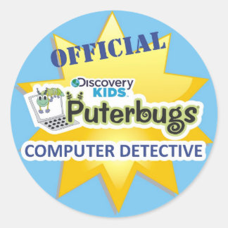 Autocollant officiel de détective informatique