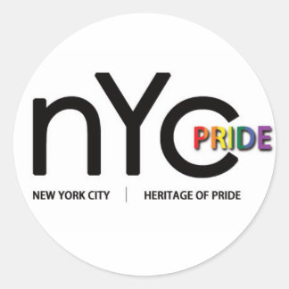 Autocollant officiel de la NYC Pride