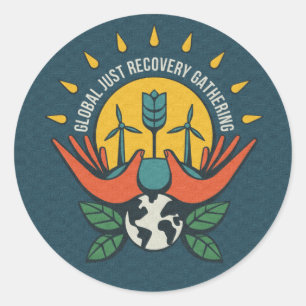 Autocollant officiel Global Just Recovery Gatherin