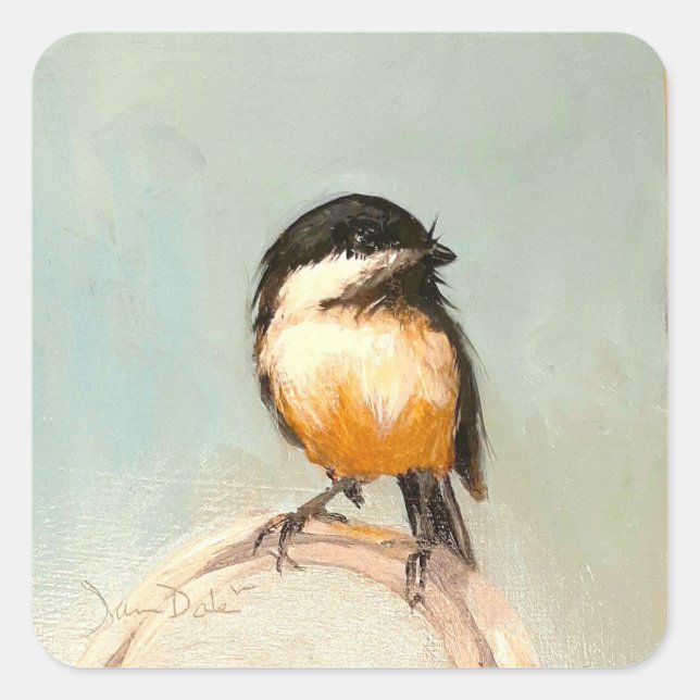 Autocollant Oiseau Art (Devant)