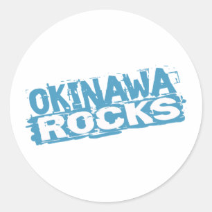 Autocollant Okinawa Rocks