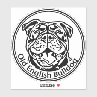 Autocollant Old english Bulldog OEB