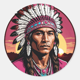 Autocollant Osage Indians