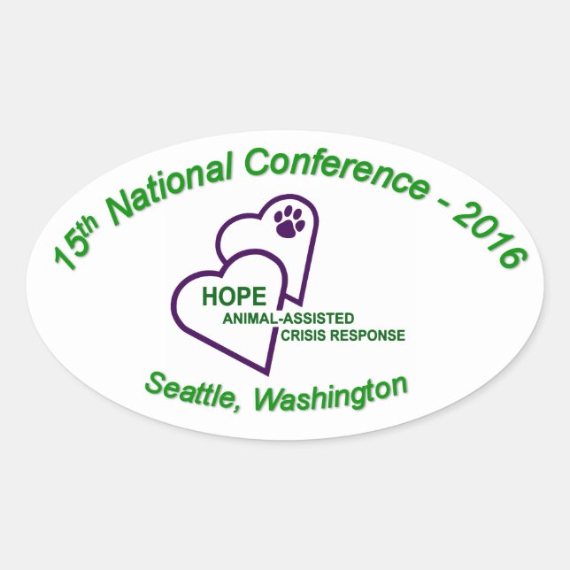 Autocollant ovale (Devant)