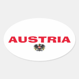 Autocollant ovale autrichien