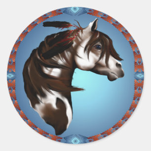 Autocollant Paint Paint Horse