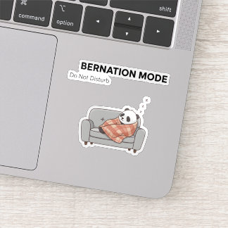 Autocollant Panda Mode Bearnation – Vibrations par