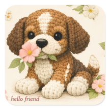 Autocollant papillon floral chiot mignon – Fantais