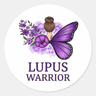 Autocollant Papillon Guerrier Lupus | Sensibilisat
