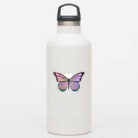 Autocollant papillon pailleté mignon