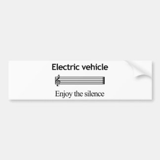 Autocollant pare-chocs du véhicule électrique