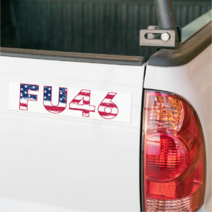 Autocollant pare-chocs F.U. 46 Biden