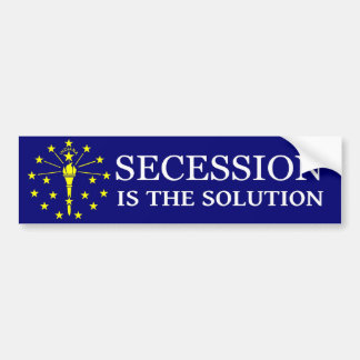 Autocollant pare-chocs Indiana Secession