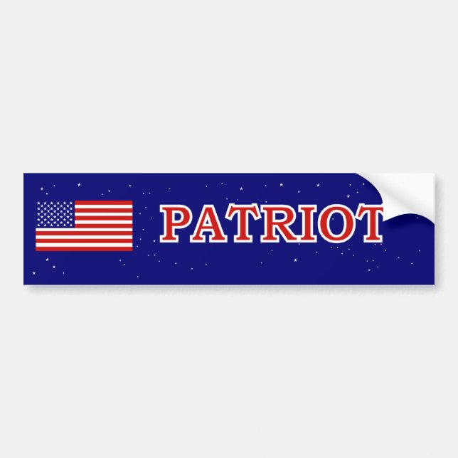 Autocollant pare-chocs Patriot (Devant)