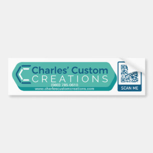 Autocollant pare-chocs personnalisé avec votre car