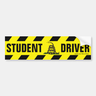 Autocollant pare-chocs pour conducteur étudiant