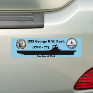 Autocollant pare-chocs USS George H.W. Bush (CVN-7