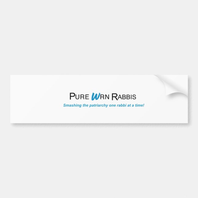 Autocollant pare-chocs WRN (Devant)