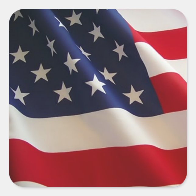 Autocollant patriotique américain (Devant)