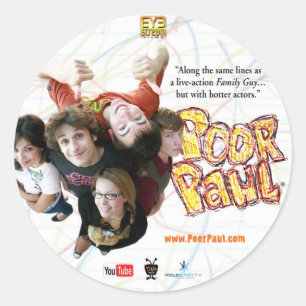 Autocollant pauvre de Paul